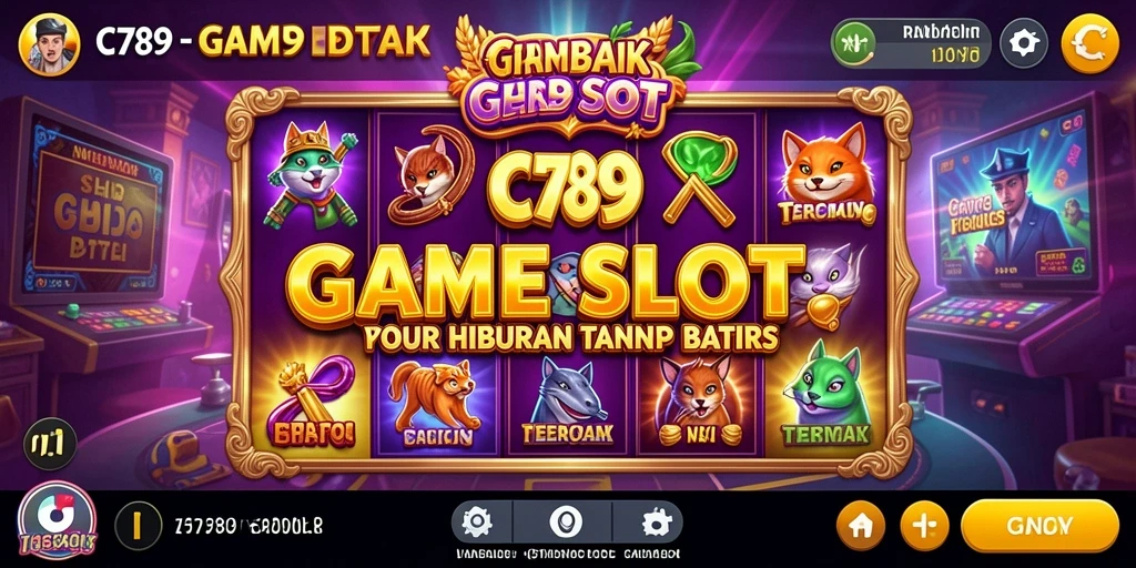 Screenshot utama C789 menampilkan aksi gameplay Slot yang mendebarkan.