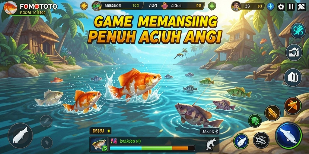 Tangkapan ikan yang menakjubkan dalam permainan FOMOTOTO.