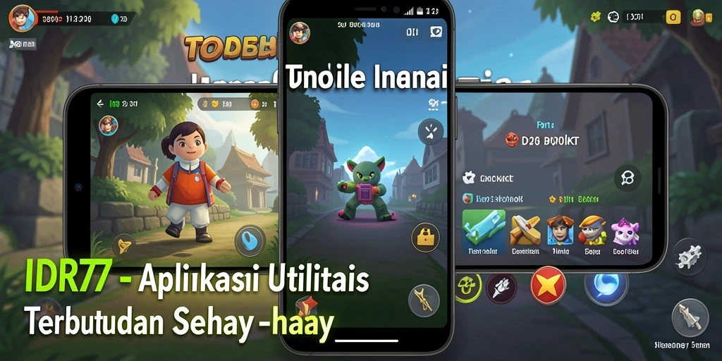 Tampilan antarmuka IDR77 yang rapi dan mudah dipahami.