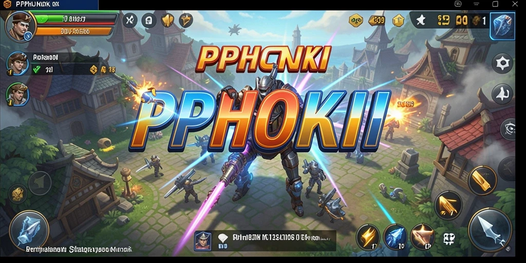 Tangkapan layar gameplay PPHOKI yang menampilkan aksi SLG yang intens.