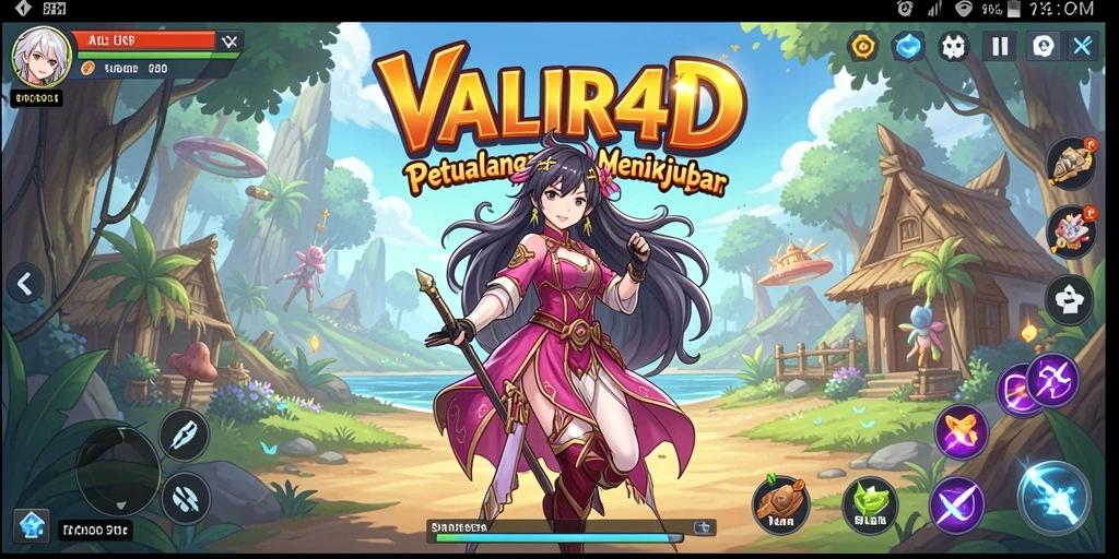 Tampilan gameplay yang menegangkan di VALIR4D.